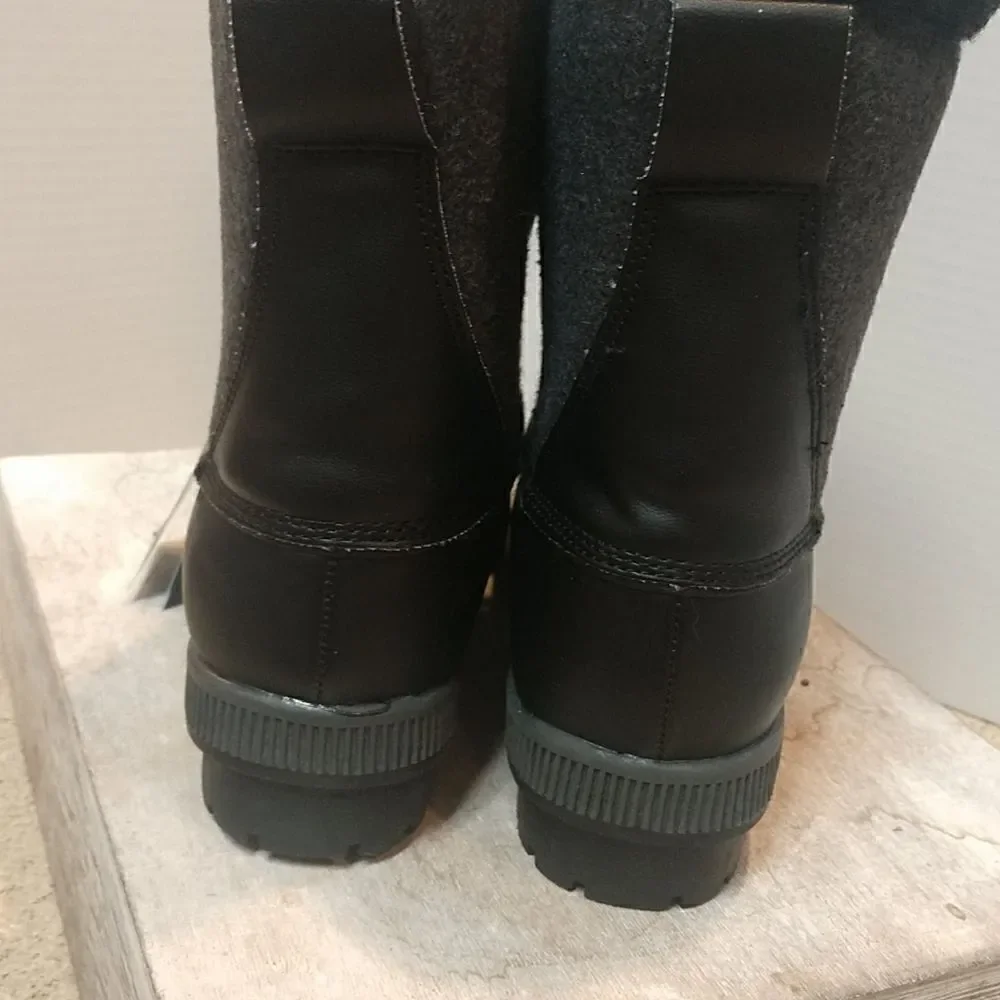 👍 Sporto Black Duck Boots Size 7.  A11